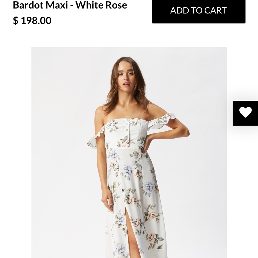 Flynn Skye off shoulder maxi dress
